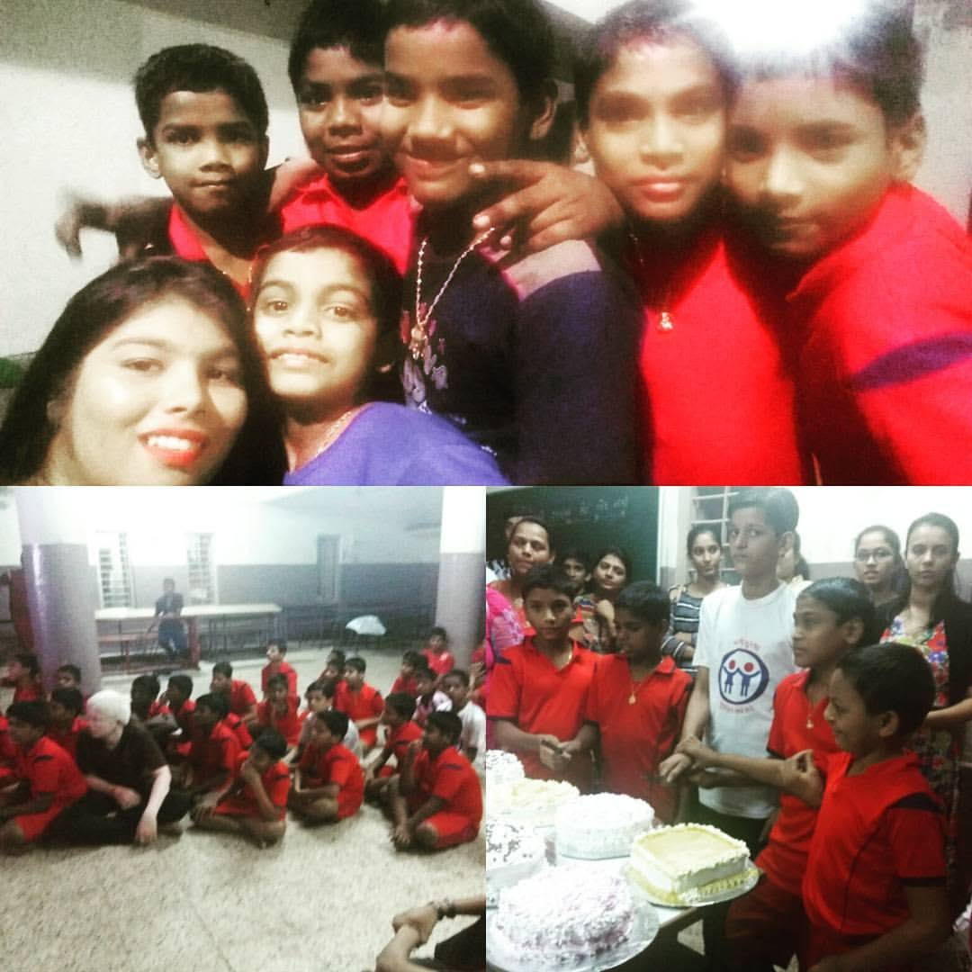 Diwali celebrations with children at an orphan home — time together, activities and cake